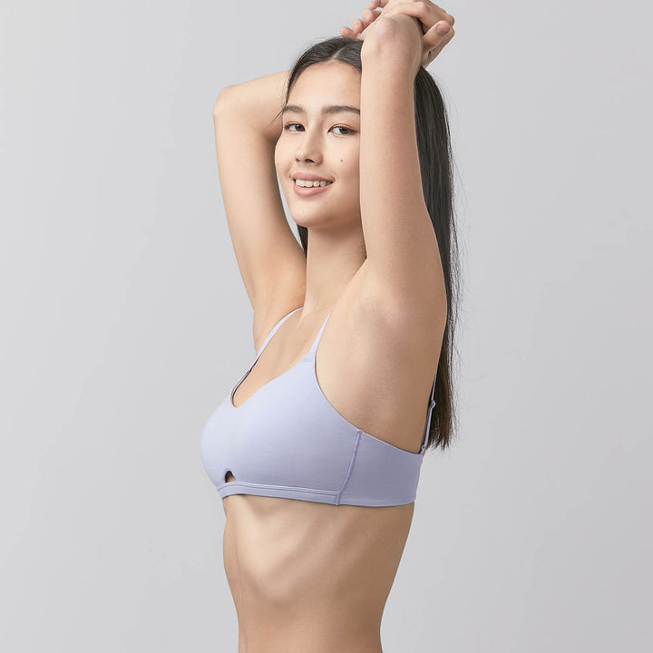 Sustainable Herbafoam™ Removable-Pad Bralettle Bra Her Own Words 