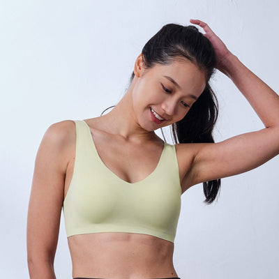 Invisible REextraSkin™ Cooling Bra Top Bra Her Own Words White Jade XS 