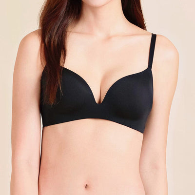 Solution REsiltech™ Wing Non Wired Push Up Bra Bra Her Own Words Black 70B 