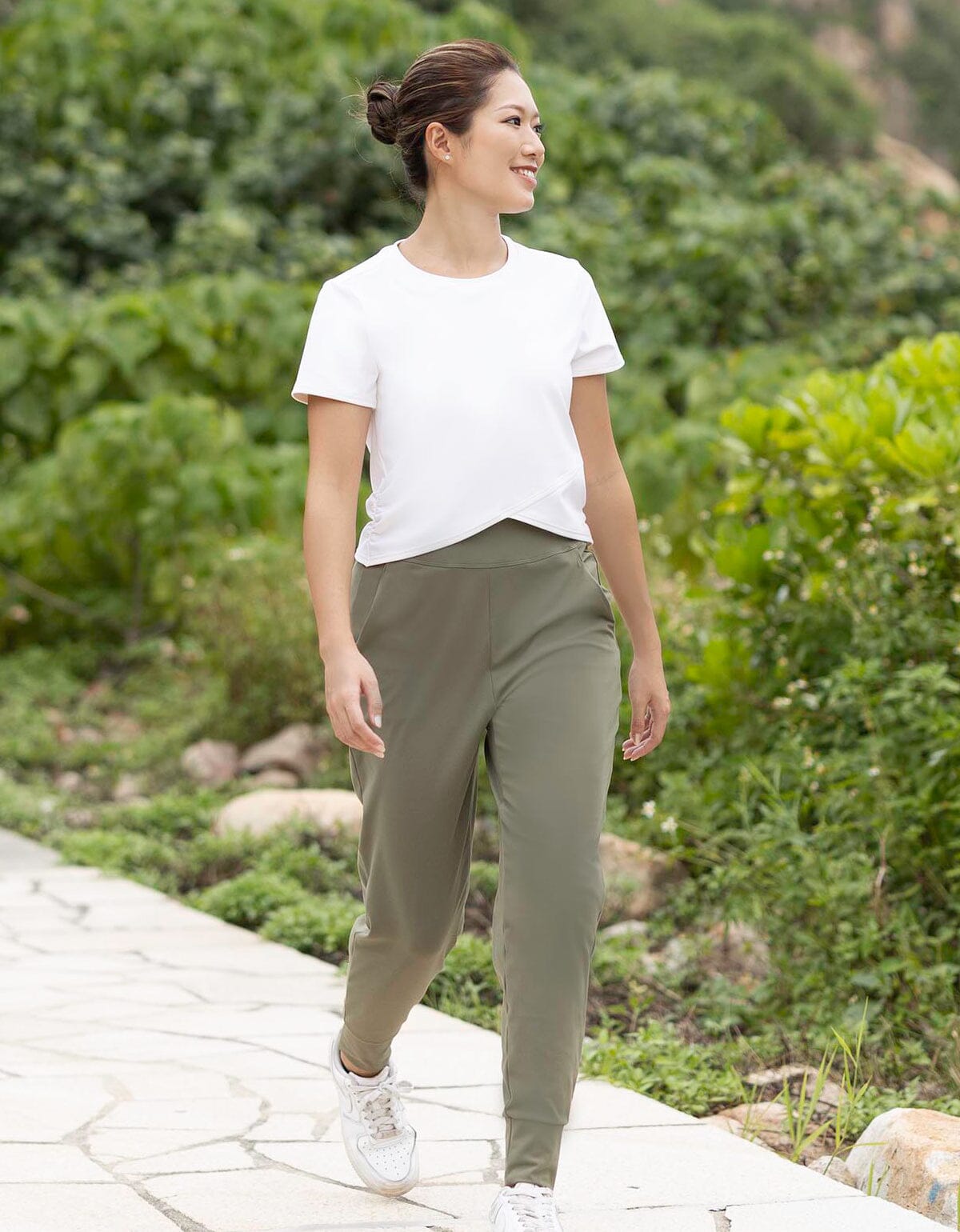 HOW- EFFORTLESS Lifestyle High-Waist UV Protection Full Length Jogger Jogger Her own words SPORTS