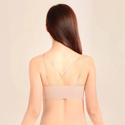 Invisible REsiltech™ Removable Pads Bra Top Bra Her Own Words 