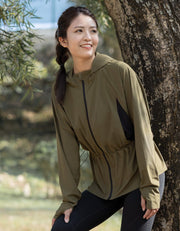 HOW-STAYDRY UV Protection Cool Touch Quick Dry Jacket Tops Her own words SPORTS