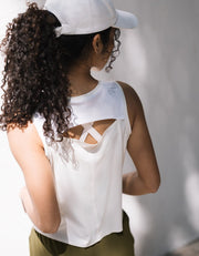 HOW-AIRY Ultra-breathable Cool Touch Quick Dry Crop Top Tops Her own words SPORTS