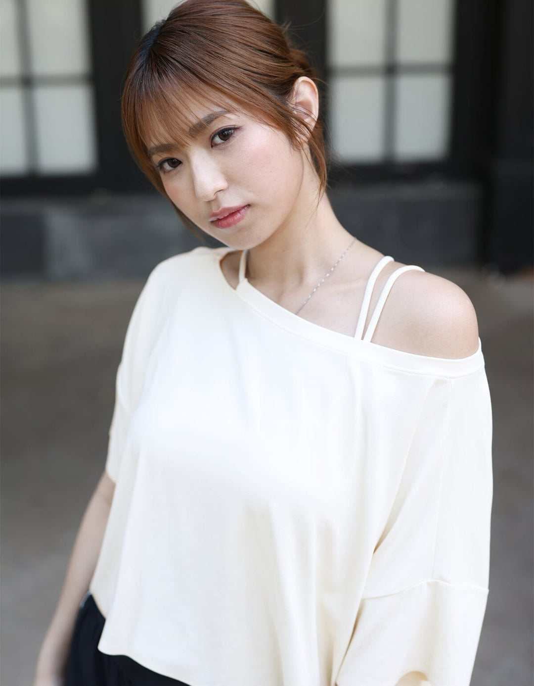 Skin Soft Oversized Crop Short Sleeve Crop Top Her own words SPORTS 