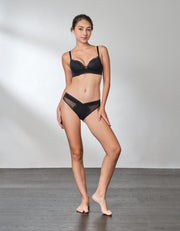 STYLIST Ti-wire RemarshmallowPad™ Soft Touch Medium Push Up Lace Bra Bra Her own words