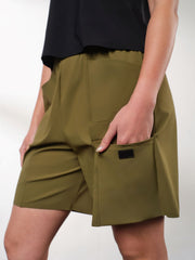 HOW-STAYDRY Mid Waist Quick Dry Cargo Shorts Shorts Her own words SPORTS
