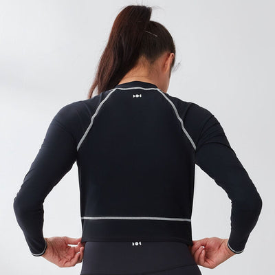Aqua UV Protection Cropped Jacket Tops Her own words SPORTS 
