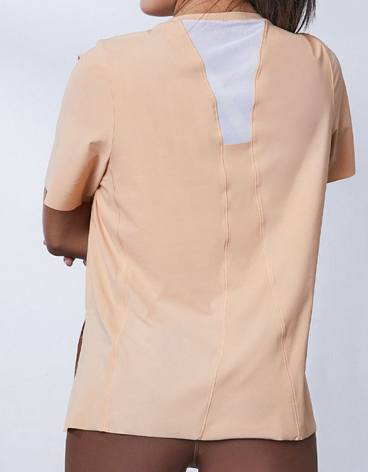 HOW-AIRY Ultra-breathable Cool Touch Quick Dry Short Sleeve Tee Short Sleeve Her own words SPORTS 
