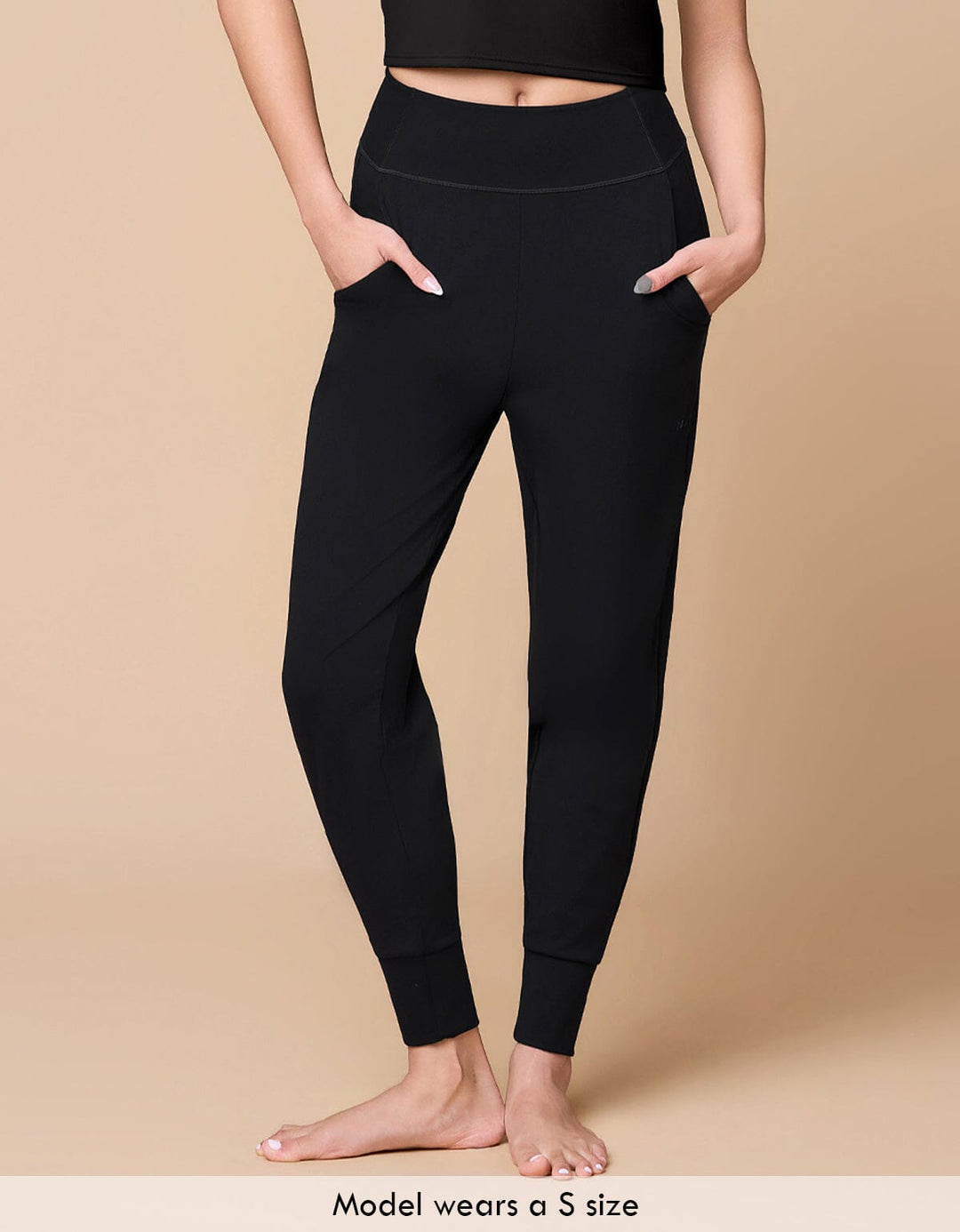HOW-EFFORTLESS Lifestyle High-Waist UV Protection Full Length Jogger Leggings Her own words SPORTS 