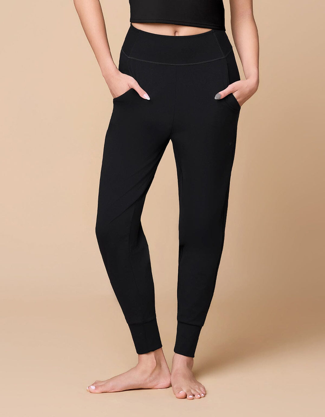 HOW-EFFORTLESS Lifestyle High-Waist UV Protection Full Length Jogger Leggings Her own words SPORTS 
