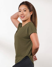 AQUA Quick Dry Mesh Crop Top Tops Her own words SPORTS