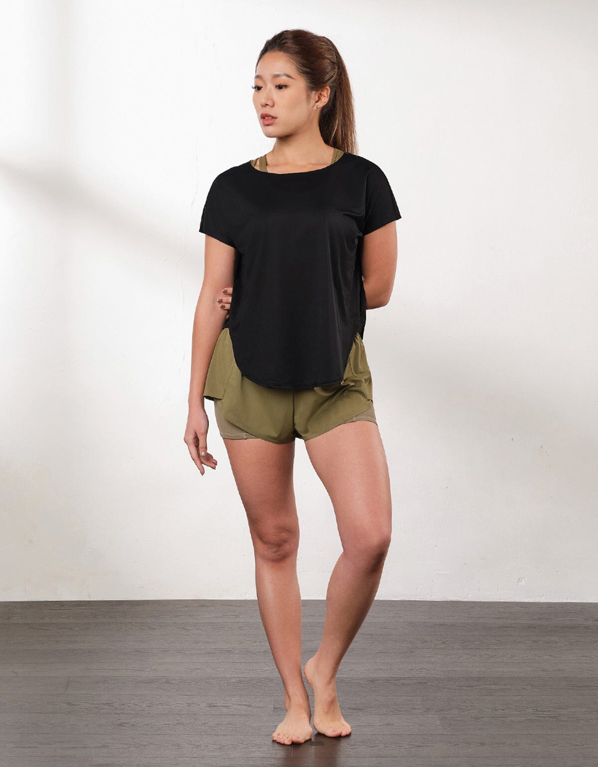 AQUA Quick Dry Mesh Crop Top Tops Her own words SPORTS 