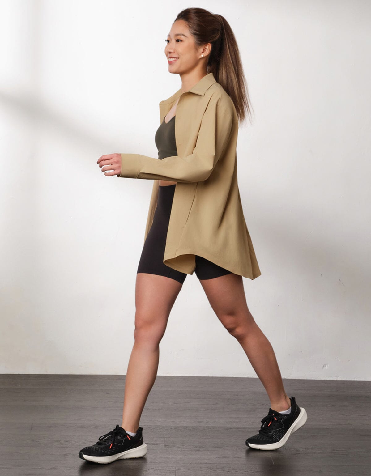 HOW- STAYDRY Iron-free breathable shirt Tops Her own words SPORTS 