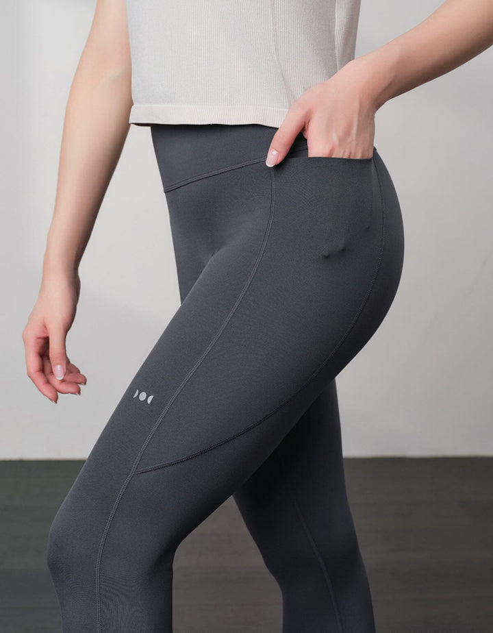 HOW-CONTROLLED Pocket High Waist Legging Full Length Leggings Her own words SPORTS 