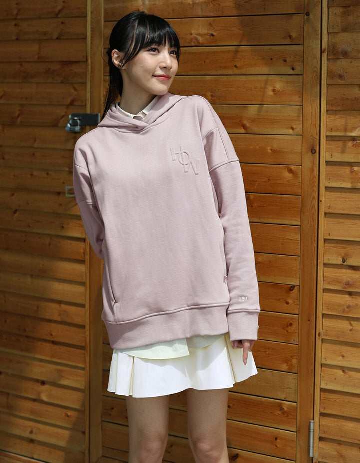 French Terry Oversized Hoodie Long Sleeve Her own words SPORTS 