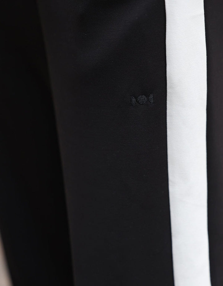 High Waist Straight Leg Full Length Pants Wide Leg Her own words SPORTS Black x New High Rise S 