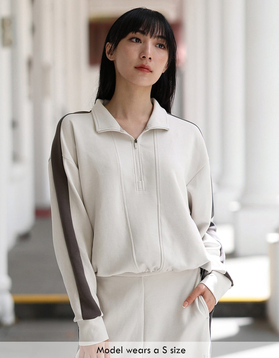 Long Sleeve Half Zipp Pullover Long Sleeve Her own words SPORTS 