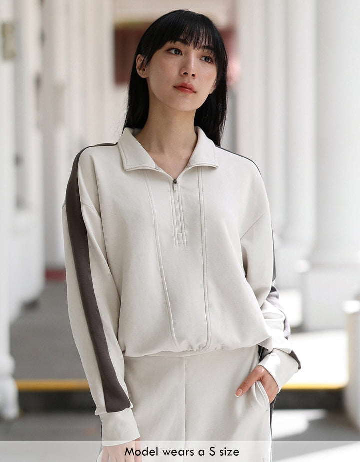 Long Sleeve Half Zipp Pullover Long Sleeve Her own words SPORTS 