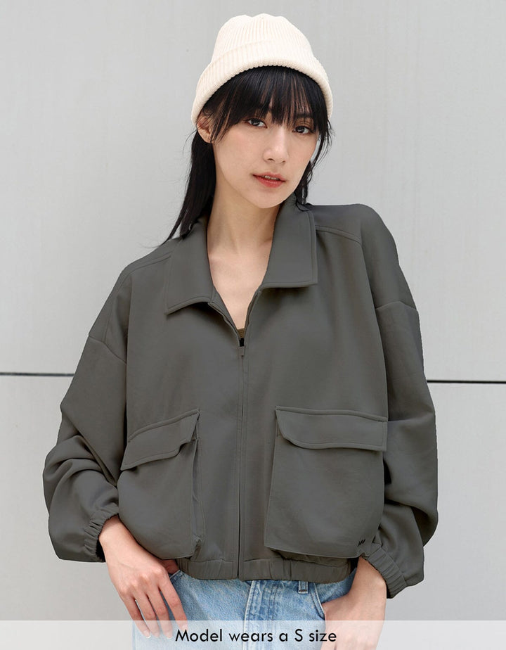 Long Sleeve Sweatshirt Jacket Tops Her own words SPORTS 