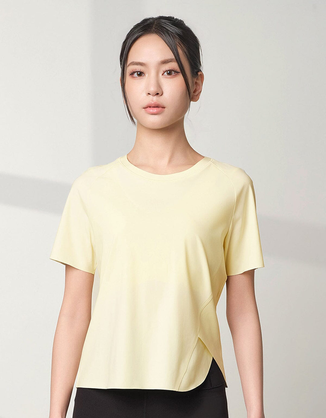 FLOAT Side Cross Short Sleeve Tops Her own words SPORTS 