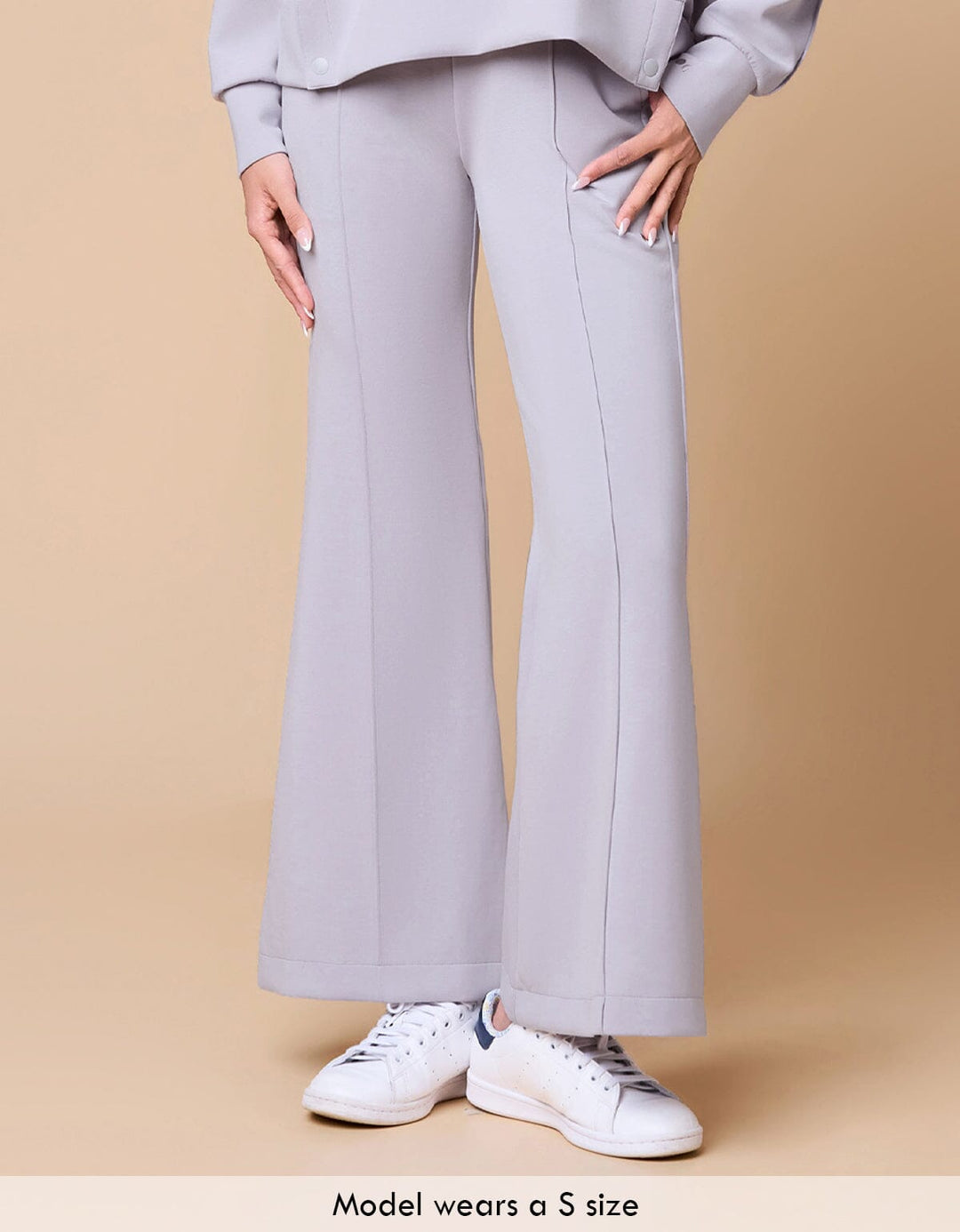 COZY TENCEL Draw Sting Flare Leg Pants Flare Her own words SPORTS 