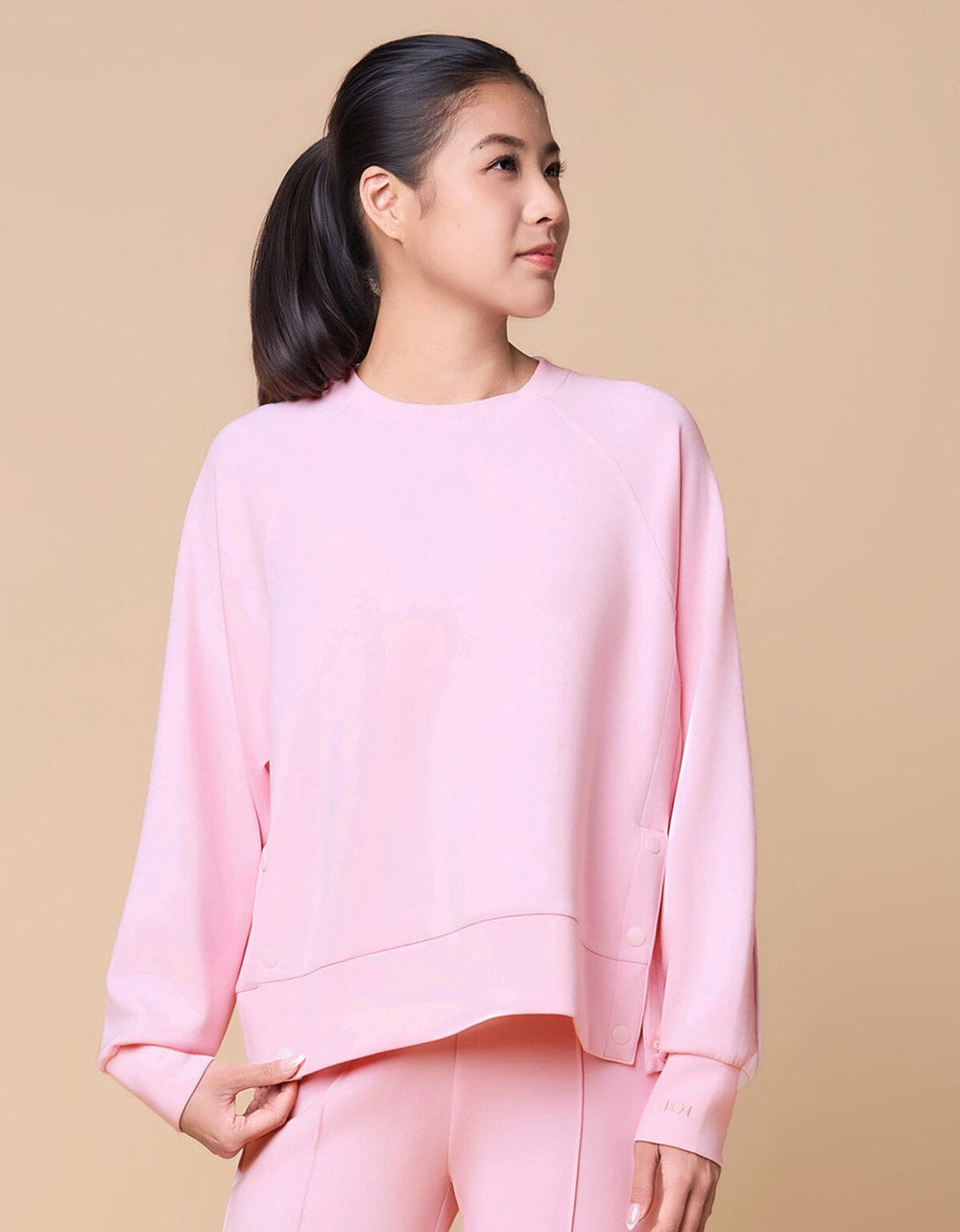 COZY TENCEL Long Sleeve Loose Fit Pullover Long Sleeve Her own words SPORTS 