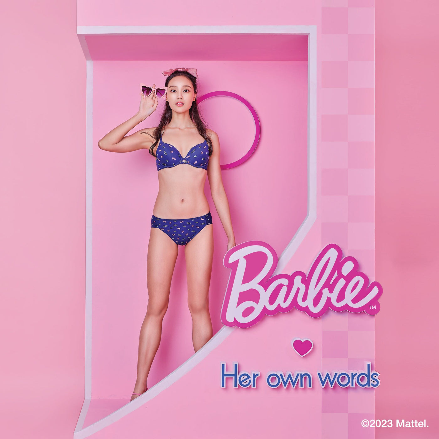 Barbie™ x Her own words Soft Touch Full Coverage Lightly Lined Bra Bra Her Own Words 