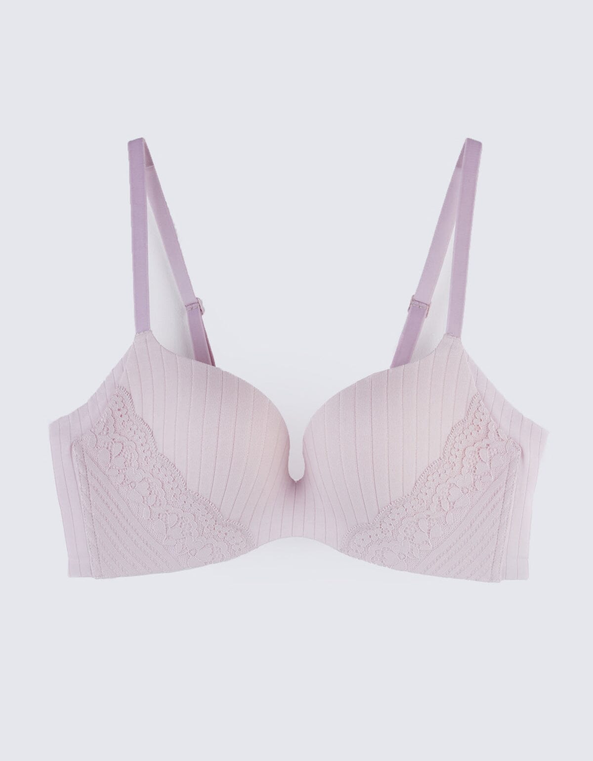 COTTON Soft Wire Butterfly Push Up Bra Bra Her own words Light Particle 70B