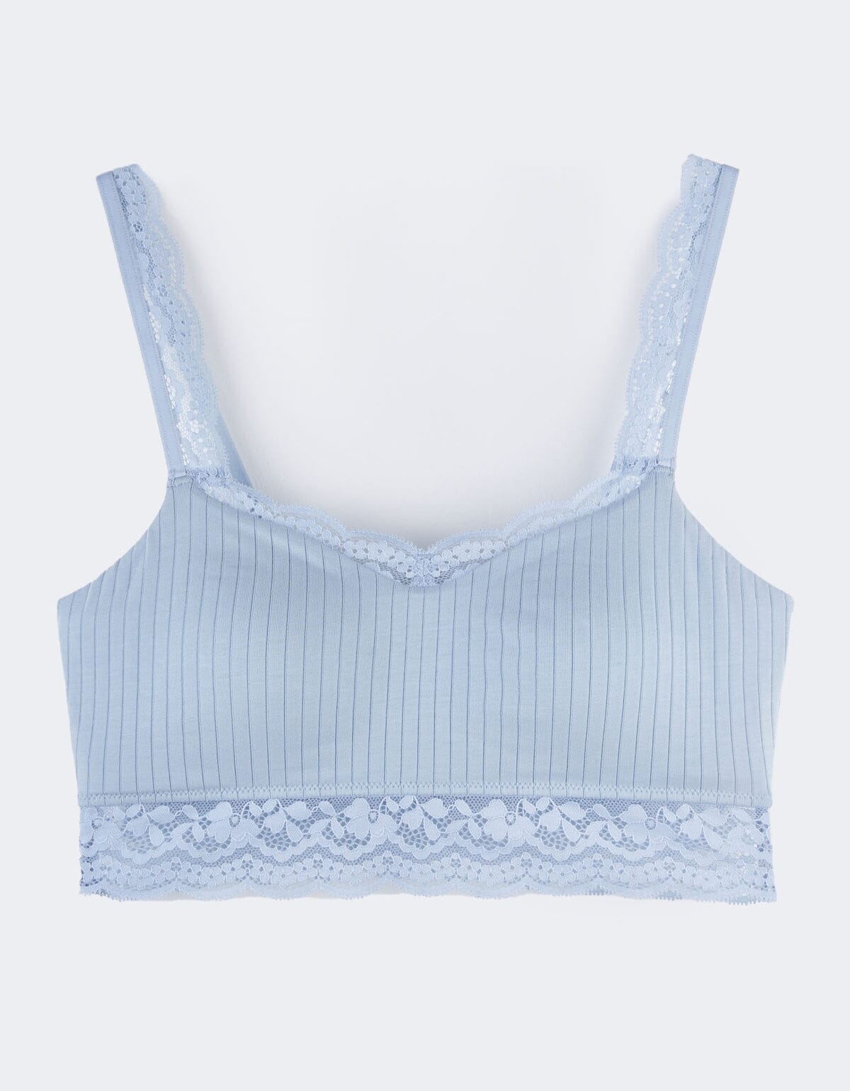 COTTON Longline Bra Top Bra Her own words 