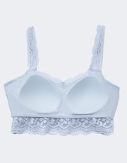 COTTON Longline Bra Top Bra Her own words
