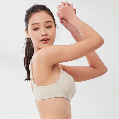 W-Shape support Non wired Push Up Cotton Bra Bra Her Own Words 