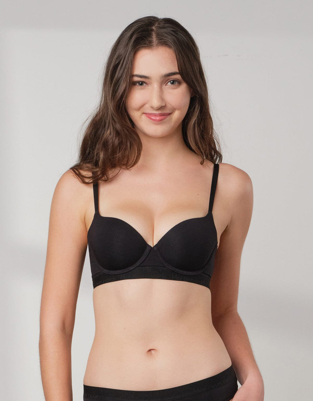 Cotton Modal Balconette Light Push Up Bra Bra Her own words 