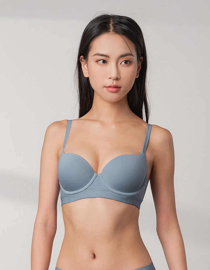 Cotton Modal Balconette Light Push Up Bra Bra Her own words 