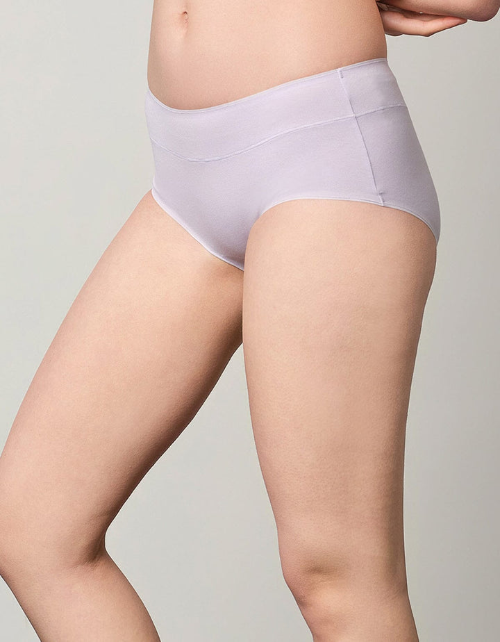 Cotton Modal Boyleg Panty Boyleg Her own words New Lavender Blue S 