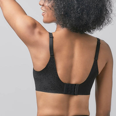 Invisible Lightmesh REextraSkin™ Easy Fit Bra- Plus Bra Her Own Words Black XS 