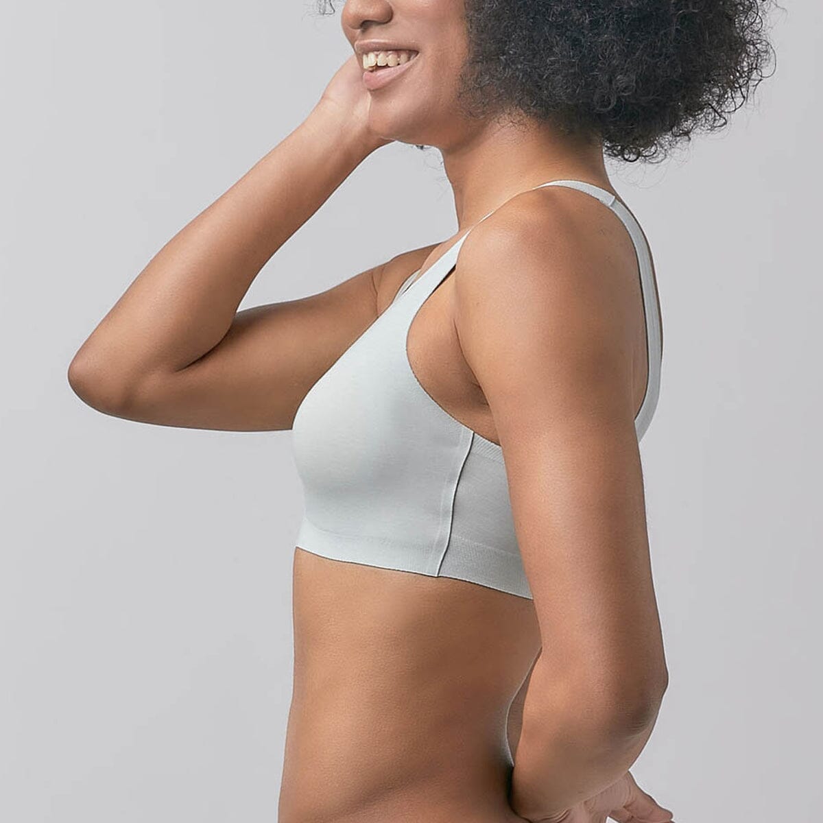 Sustainable REherbafoam™ Sea Island Cotton Bra Top Bra Her Own Words