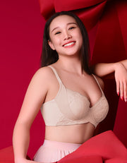 SMOOTH IT High Wing Lightly Lined Lace Bra Bra Her own words