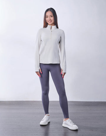Warm Touch Slim Fit Long Sleeve Half Zip-Up Top – Her own words