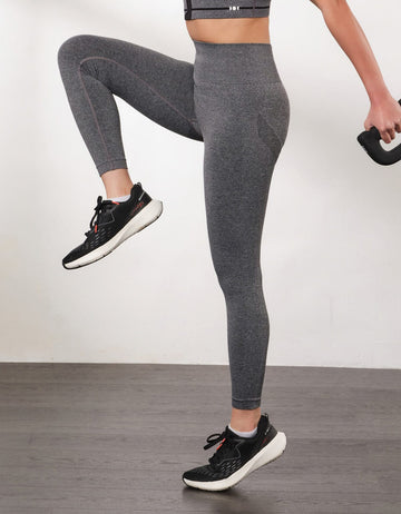 Butt-Sculpting Knit High-Waist Cropped Petite Sports Leggings