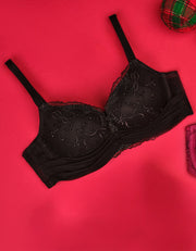 STYLIST Ti-wire RemarshmallowPad™ Soft Touch Medium Push Up Lace Bra Bra Her own words 