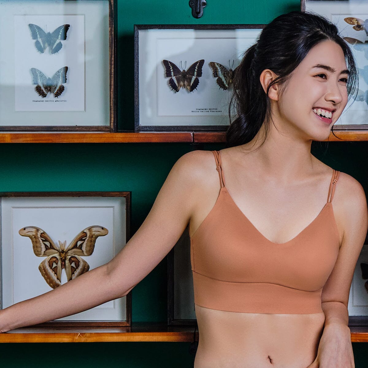 Invisible REextraSkin™ Longline Triangle Bra Top Bra Her Own Words 