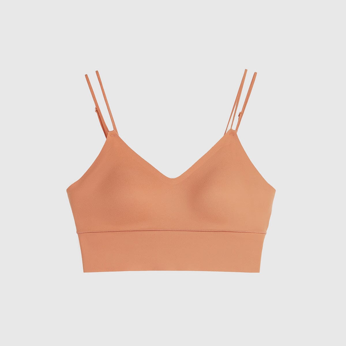 Invisible REextraSkin™ Longline Triangle Bra Top Bra Her Own Words Camel XS 