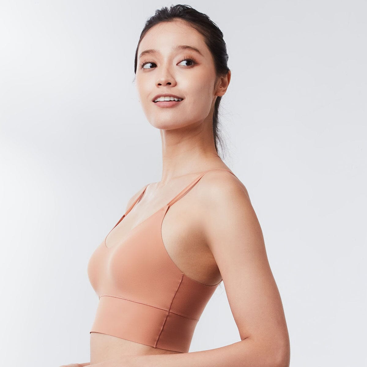 Invisible REextraSkin™ Longline Triangle Bra Top Bra Her Own Words 