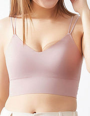 INVISIBLE REextraSkin??? Longline Triangle Bra Top Bra Her own words