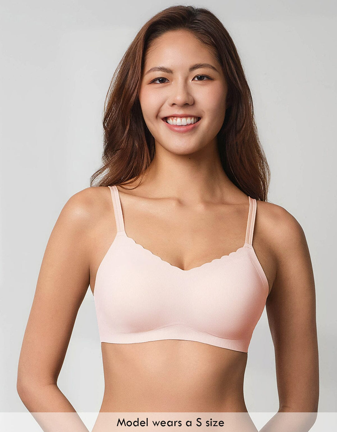 AIRY Ribbed AirFlow 4-in-1 Patented Breathable Light Push Up Non Wired Bra Bra Her own words 