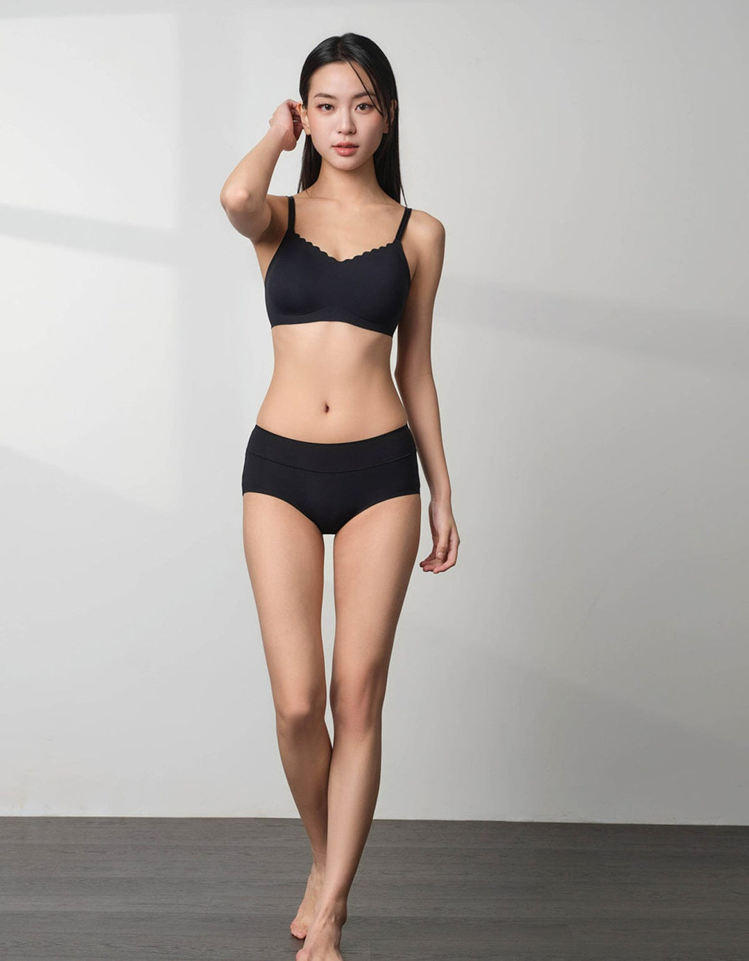 AIRY Ribbed AirFlow 4-in-1 Patented Breathable Light Push Up Non Wired Bra Bra Her own words 