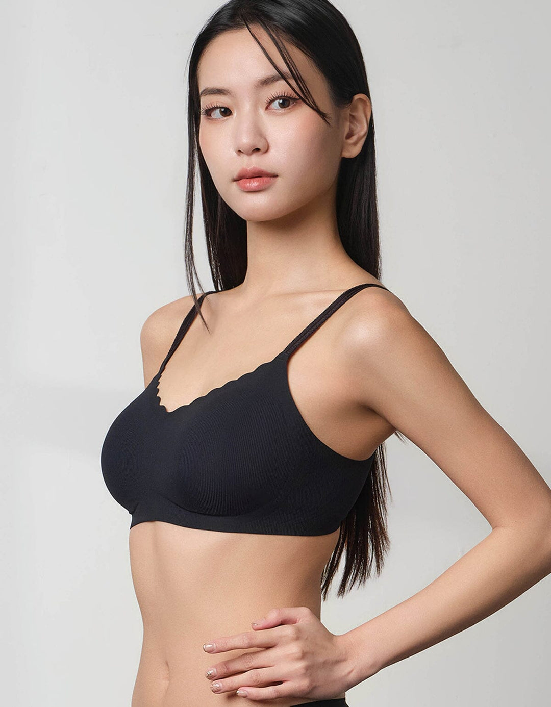 AIRY Ribbed AirFlow 4-in-1 Patented Breathable Light Push Up Non Wired Bra Bra Her own words 