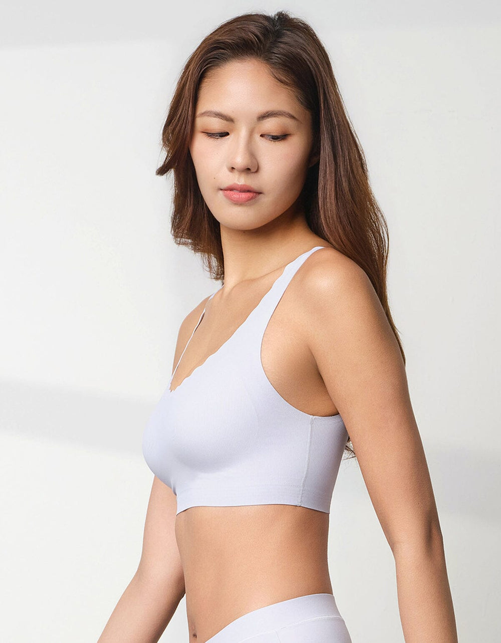 AIRY Ribbed AirFlow 4-in-1 Patented Breathable Light Push Up Bra Top Bra Her own words 