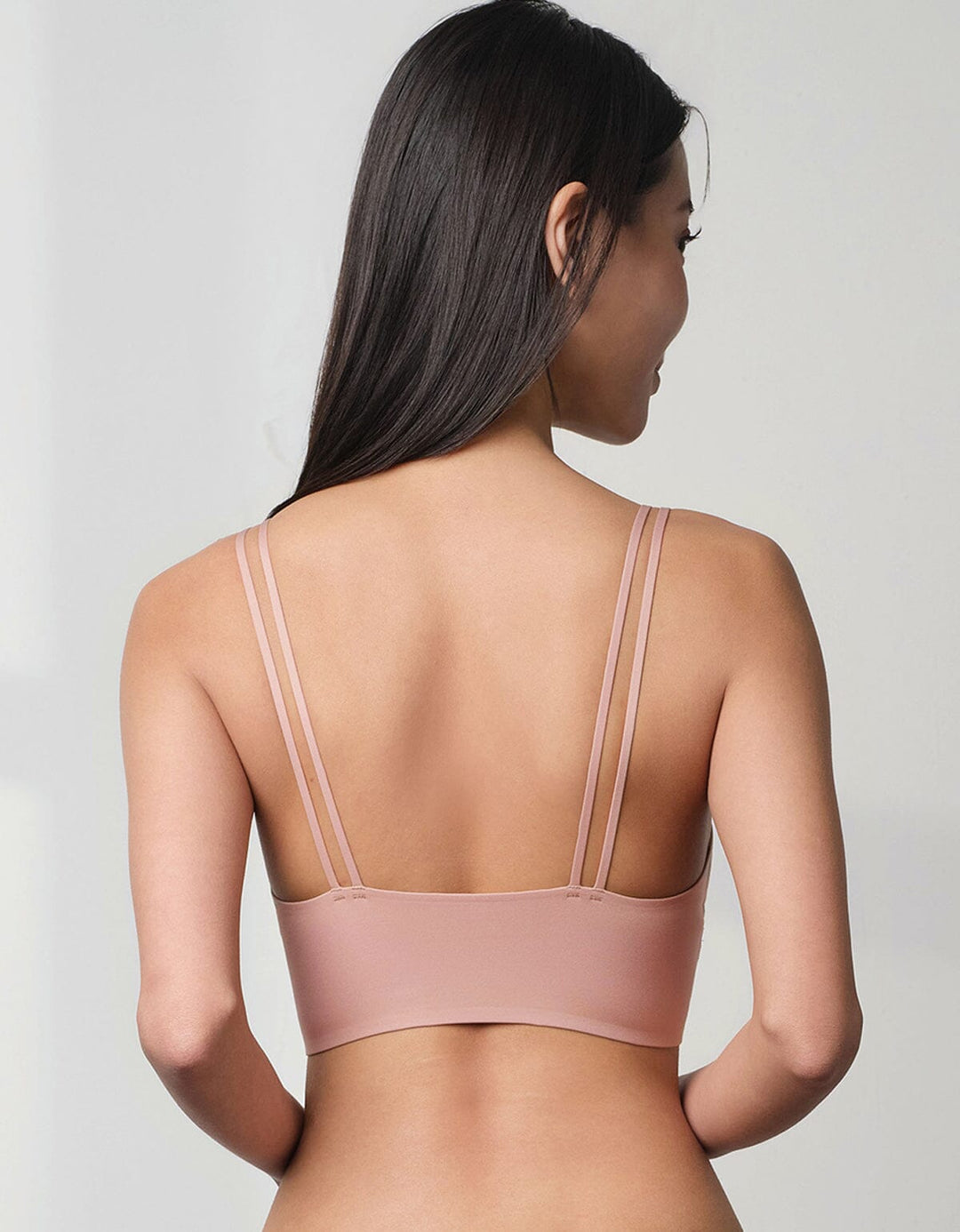 Soft Flexi Spagetti Lightly Lined Bra Top Bra Her own words Adobe Rose XS (70A-B) 