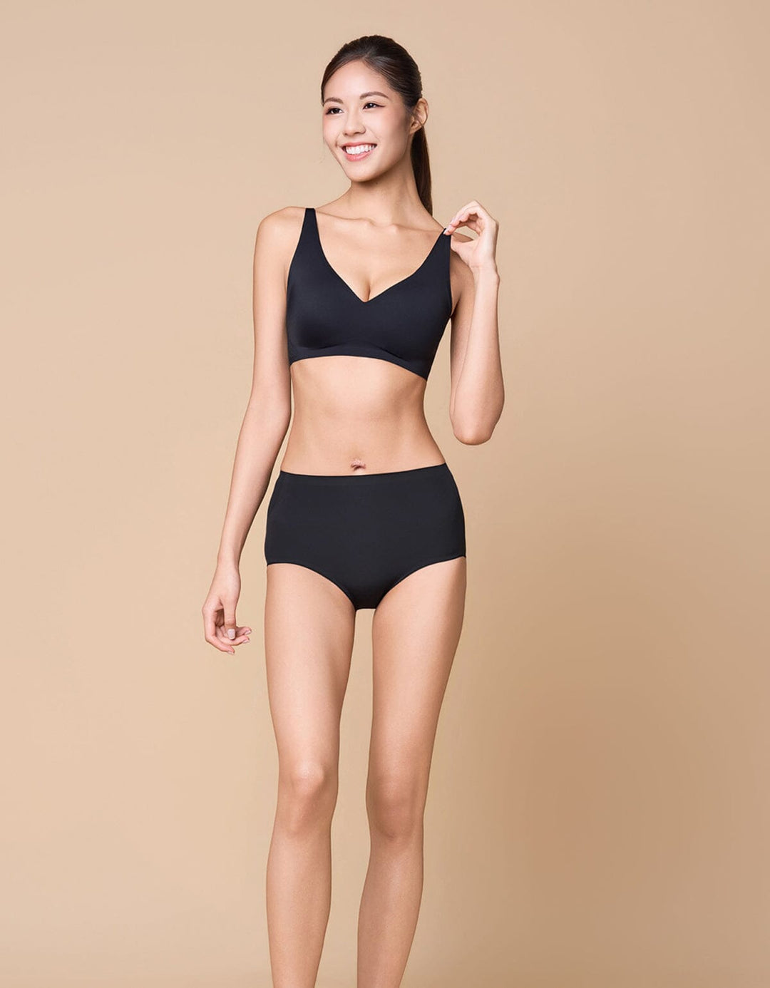 INVISIBLE Deep V Push Up Bralette Bra Her own words 